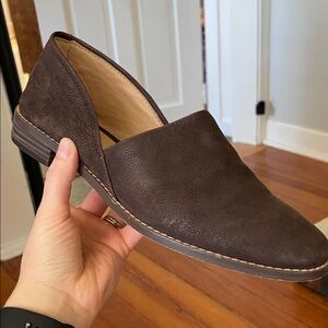 Clarks Women's Dark Brown Slip-On Loafers